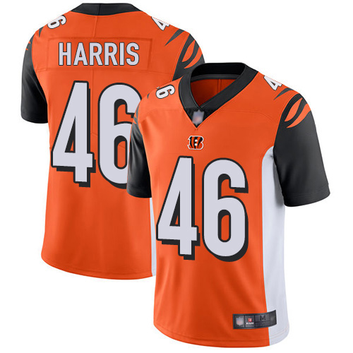 Cincinnati Bengals Limited Orange Men Clark Harris Alternate Jersey NFL Footballl #46 Vapor Untouchable